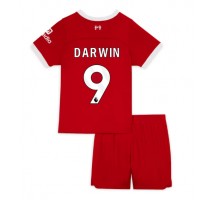 Liverpool Darwin Nunez #9 Koszulka Podstawowa dzieci 2023-24 Krótki Rękaw (+ krótkie spodenki)